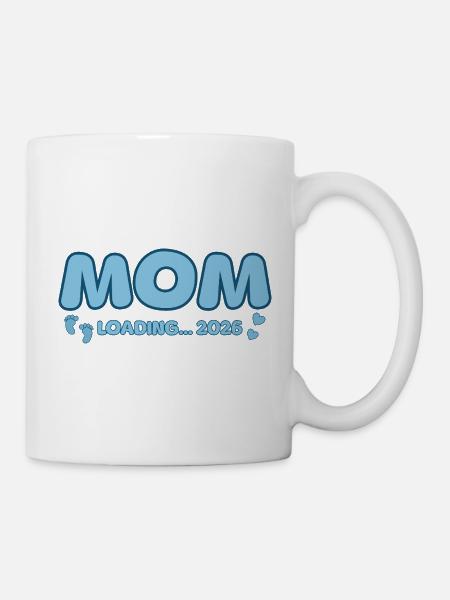 Mom Loading 2026 - Tasse - Weiß
