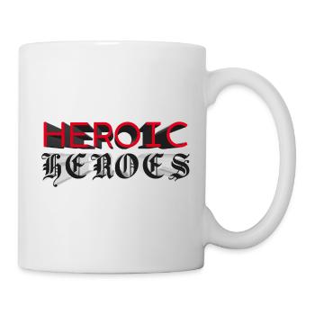 HEROISCHE HELDEN – lasst uns reden. - Tasse - Weiß - Rechts