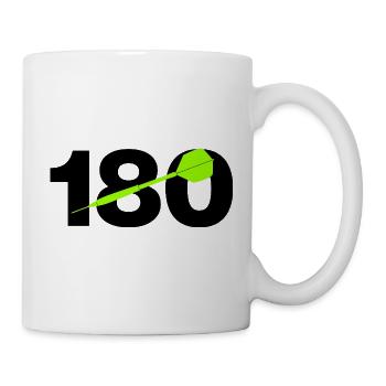 180 Triple 20 Perfection! ONEHUNDRETEIGHTY, Darts - Mug - white - Right
