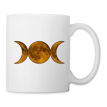 Triple Moon Wicca - Goddess in Gold - Mug - white - Right
