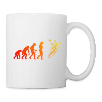 Clear handball message for men - Mug - white - Right
