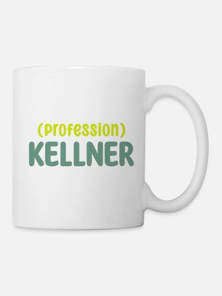 kellner - Tasse - Weiß