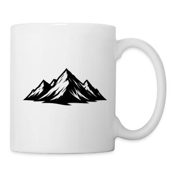 Mountains symbolism - Mug - white - Right