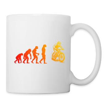 Direkte Mountainbike Aussage - Tasse - Weiß - Rechts