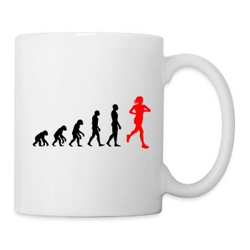 EVOLUTION RUNNERIN POWER! JOGGER RUNNER FIT - Mug - white - Right