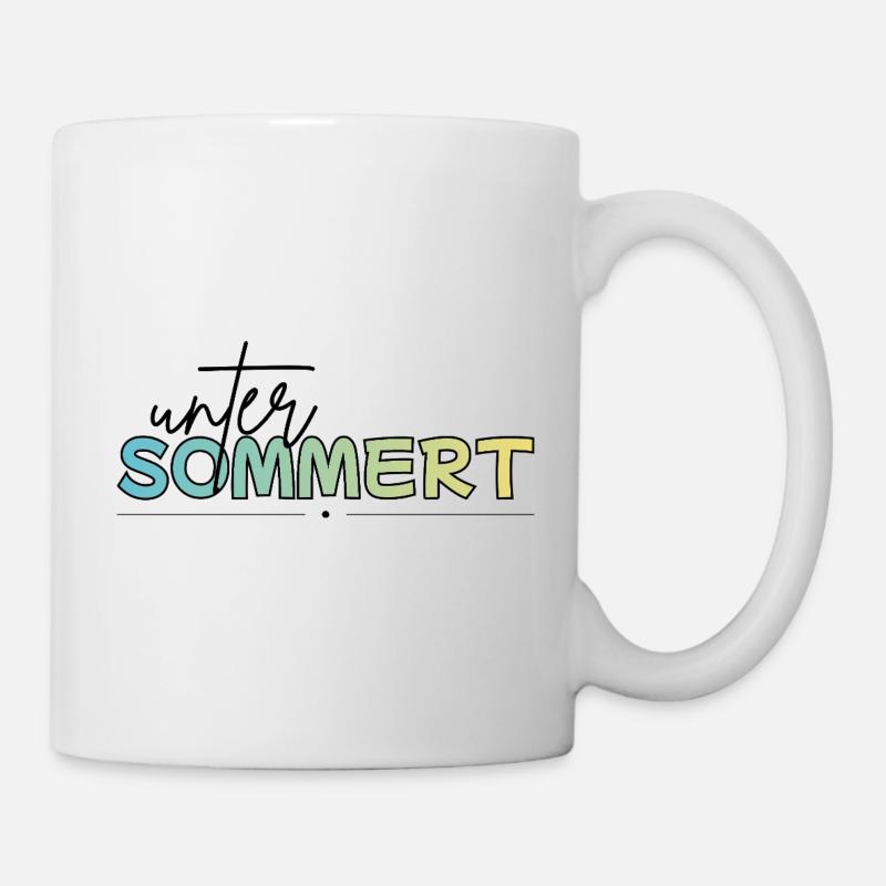 Under summer, vacation, summer - Mug - white
