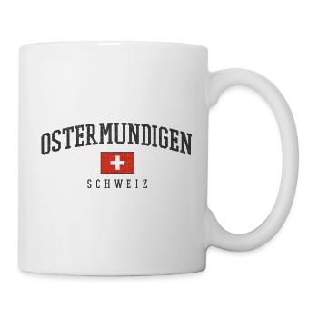Ostermundigen Schweiz Emblem - Tasse - Weiß - Rechts