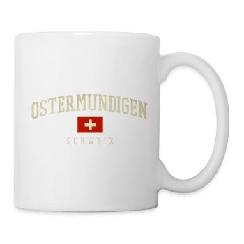 Ostermundigen Swiss Vintage Flag - Tasse - Weiß - Rechts