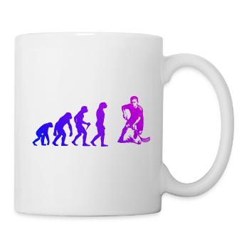 Attention floorball fans, simple statement - Mug - white - Right
