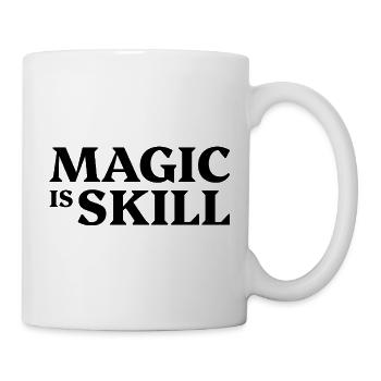 La magie, c’est la compétence - Mug blanc - blanc - Droite