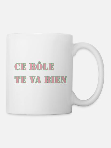 DIESE ROLLE PASST GUT ZU DIR - Tasse - Weiß