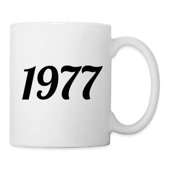 1977 Vintage 1977 Anniversaire Rétro 1977 Cadeau - Mug blanc - blanc - Droite