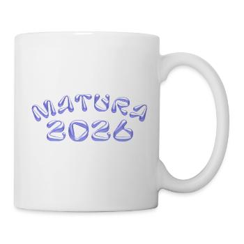 Matura 2026 Neon Blau - Tasse - Weiß - Rechts