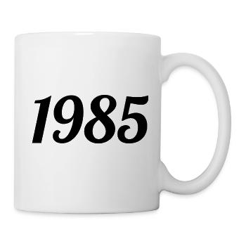 1985 Vintage 1985 Anniversaire Rétro 1985 Cadeau - Mug blanc - blanc - Droite
