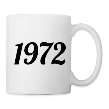 1972 Vintage 1972 Retro Geburtstag 1972 Geschenk - Tasse - Weiß - Rechts