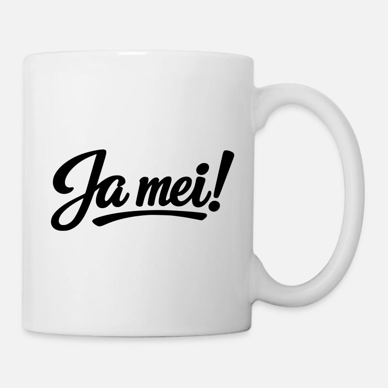 Ja mei - Tasse - Weiß