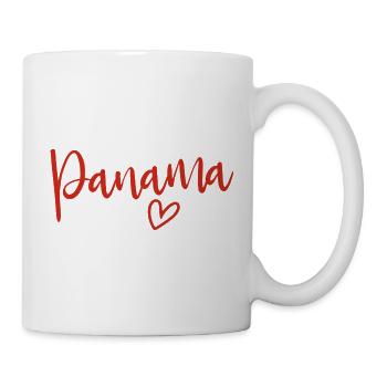 Panama Heart Women’s Love Panama - Mug blanc - blanc - Droite