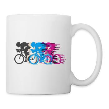 Vélo de route Vélo Vélo Sport Vélo VTT - Mug blanc - blanc - Droite