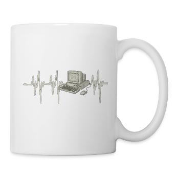 Heartbeat Computer - Mug - white - Right