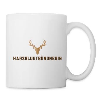 Härzbluetgraubünden - Mug blanc - blanc - Droite