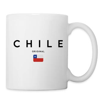 Chilenischer Stolz, minimalistisches, elegantes Design - Tasse - Weiß - Rechts