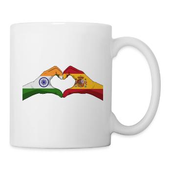 United Hearts India Spanien - Tasse - Weiß - Rechts