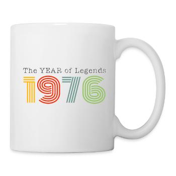 Millésime 1976 - Mug blanc - blanc - Droite