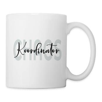 Papa coordinateur du chaos - Mug blanc - blanc - Droite
