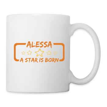Cadeau Alessa - Mug blanc - blanc - Droite