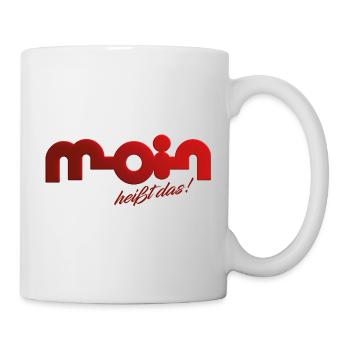 Moin heißt das! - Tasse - Weiß - Rechts