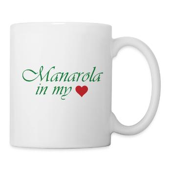 Manarola in my Heart  - Mug - white - Right
