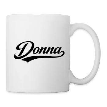 Donna, nom du premier nom de famille, cadeaux de famille - Mug blanc - blanc - Droite