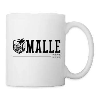 Malle 2026 Palm Trees Beach Mallorca - Mug - white - Right