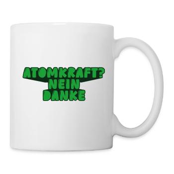 Atomkraft? Nein danke - Tasse - Weiß - Rechts
