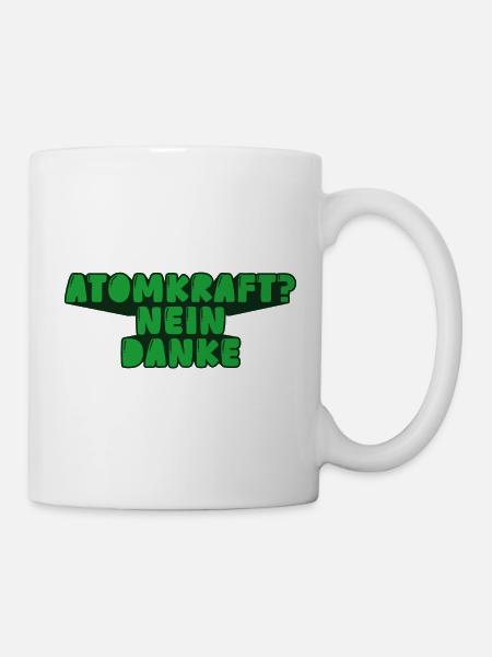 Atomkraft? Nein danke - Tasse - Weiß