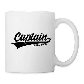CAPITAINE 2026 CAPITAINE DEPUIS 2026 - Mug blanc - blanc - Droite