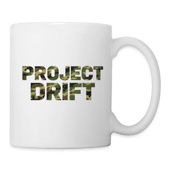 Drift Shirt für JDM und Tuning Fans Camouflage - Tasse - Weiß - Rechts