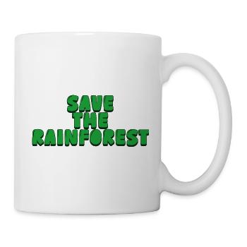 Save The Rainforest - Mug - white - Right