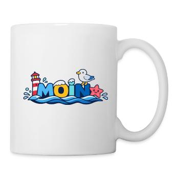 MOIN Seagull Phare Maritime Coloré - Mug blanc - blanc - Droite