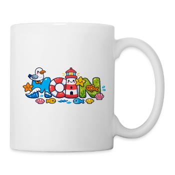 MOIN Seagull Phare Maritime Coloré - Mug blanc - blanc - Droite