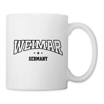 Weimar Lettering College Style Retro - Mug - white - Right
