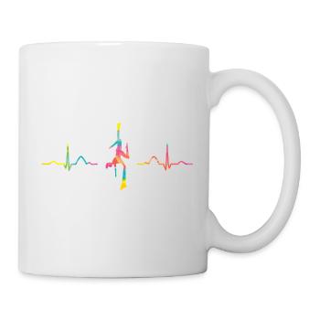 Vertikaltuch Heartbeat Luftakrobatik Aerial Silk - Tasse - Weiß - Rechts