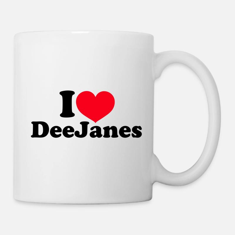 I Love DeeJanes - Mug - white