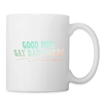 Gute Mama Flucht Lustiges Mutter Sprüche Design - Tasse - Weiß - Rechts