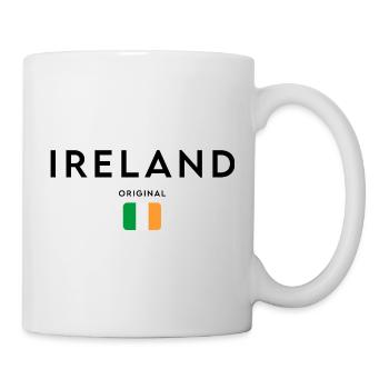 Flag of Ireland, elegant minimalist design - Mug - white - Right