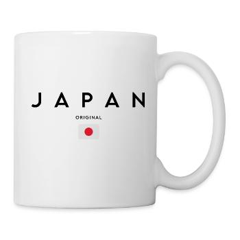 Japanese pride, minimalist sleek design - Mug - white - Right