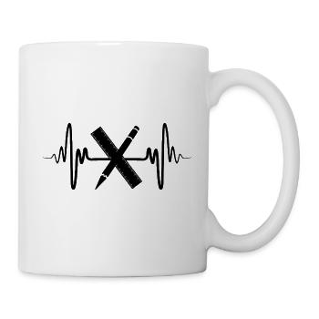 Architecture Heart Line - Mug - white - Right