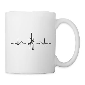 Vertikaltuch Heartbeat Luftakrobatik Aerial Silk - Tasse - Weiß - Rechts