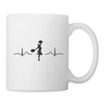 Cheerpom pom girls Mom Cheerleading - Mug blanc - blanc - Droite