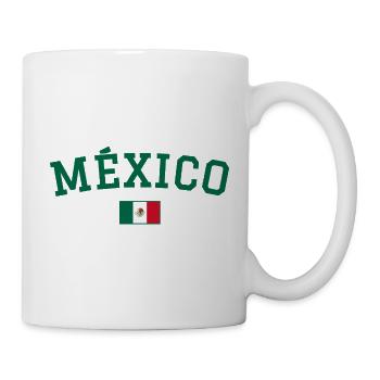 Mexico Flag Design Green - Mug - white - Right